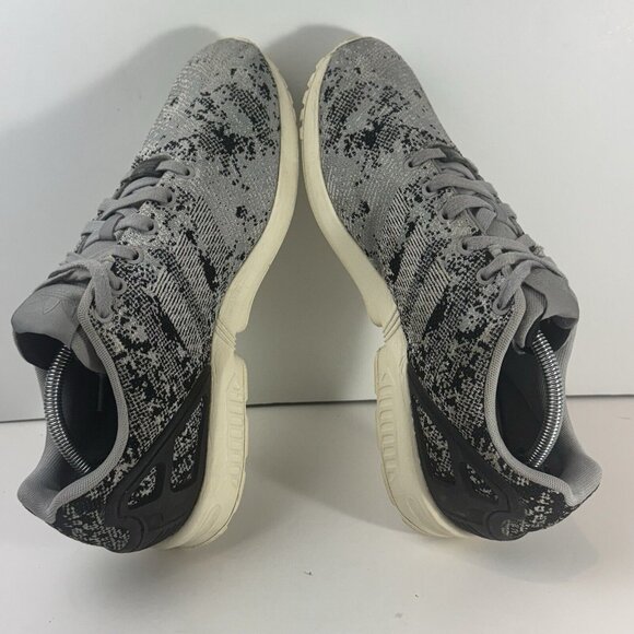 Adidas ZX Flux Weave Moon Surface Mens Size 11 Gray Athletic Sneakers B23601 - Picture 6 of 8